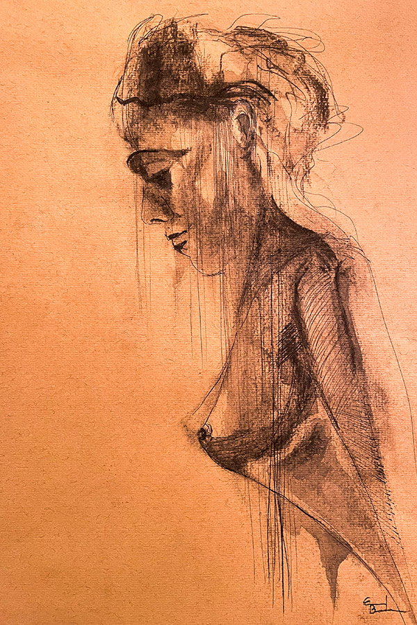 Naked (pencil graphite), 21x30