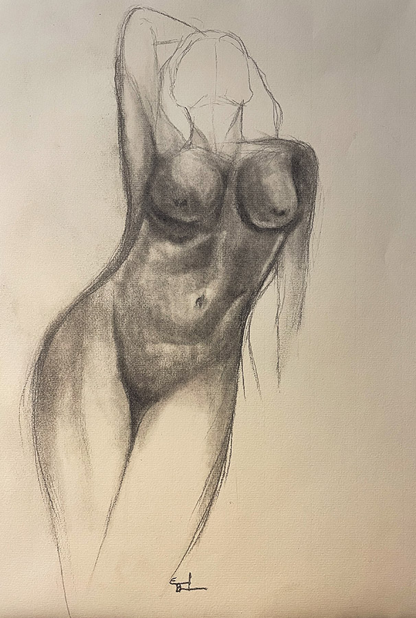 Naked (pencil graphite), 21x30